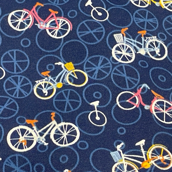 Johnston Murphy Button Down Performance Shirt Bicycle All Over Print Small - Picture 16 of 16